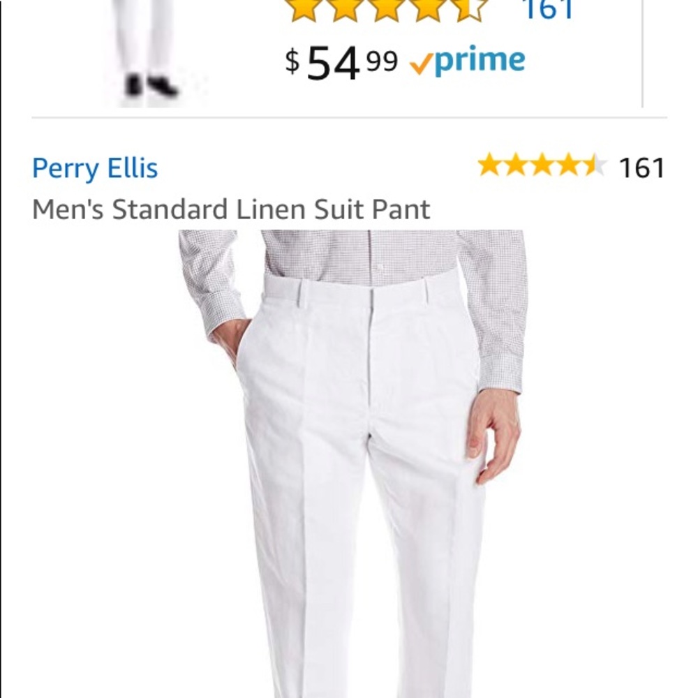 Perry Ellis linen suit pant • out of stock • NWT